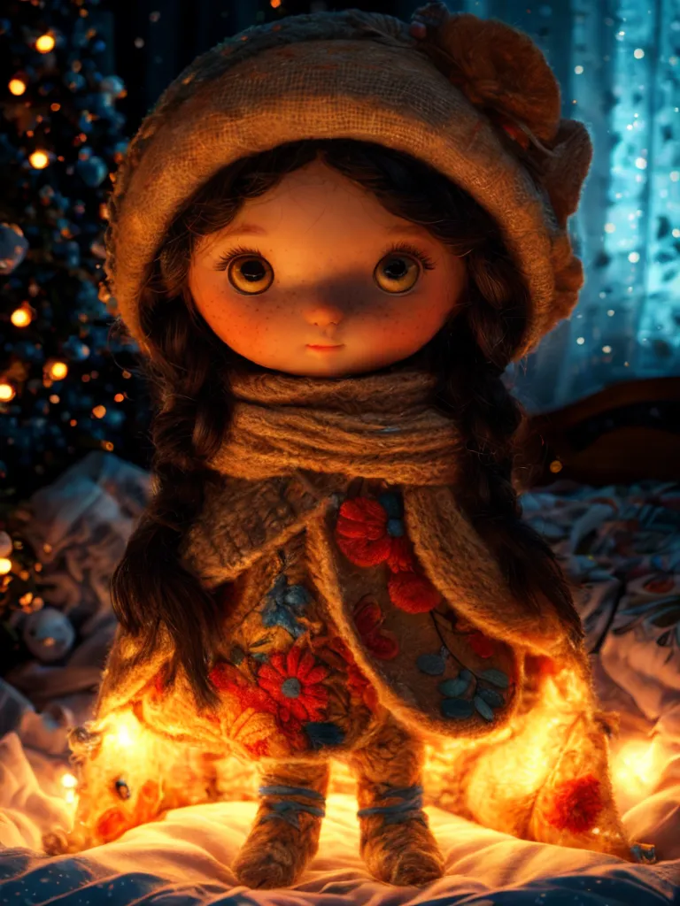 new image, toy,detailed face, home atmosphere,cozybedroom illumination with IC Light AI